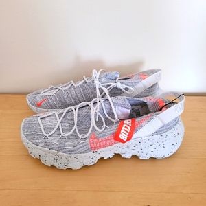NEW Nike Space Hippie Sneakers Grey/Neon Orange - size 11 Men’s